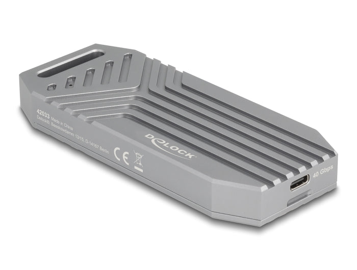 Delock 42033 M.2 Nvme Ssd Enclosure Usb 40 Gbps - Tool Free