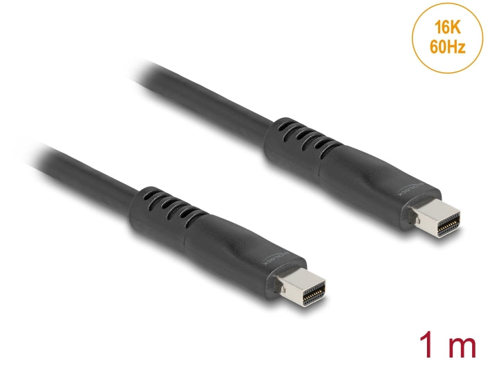 Delock 81176 Mini Displayport Cable 16K 60 Hz 80 Gbps 1 M