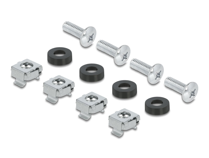 Delock 67195 19″ Circuit-Breaker Strip With Cover And Din Rail 3U Metal Black