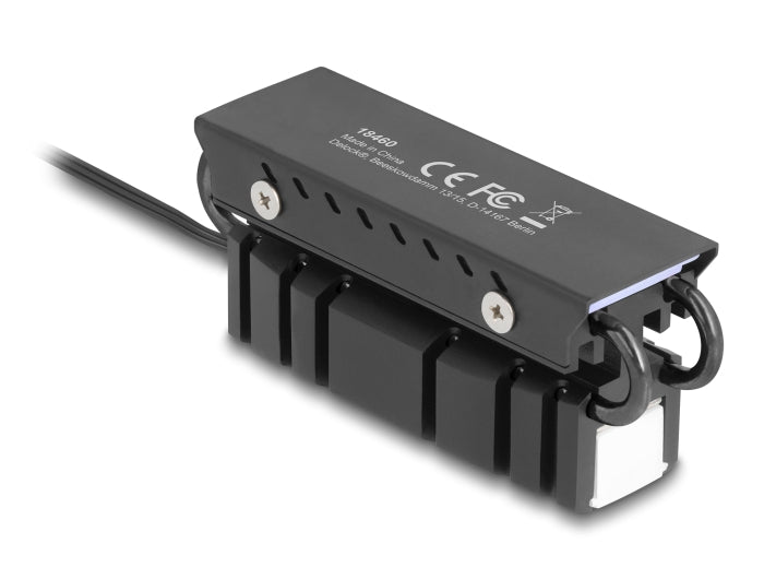 Delock 18460 M.2 Heat Sink For Ssd 2280 With Rgb Led Illumination