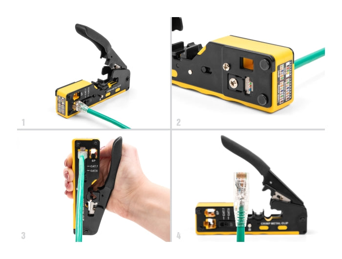 Delock 90583 Crimping Tool For 6P/8P Rj45/Rj11 Plugs Cat. 5/6/7