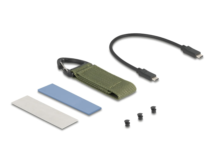 Delock 42033 M.2 Nvme Ssd Enclosure Usb 40 Gbps - Tool Free