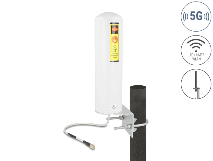 Delock 10036 5G Lte Antenna Sma Plug 3 - 5 Dbi Fixed Omnidirectional Wall