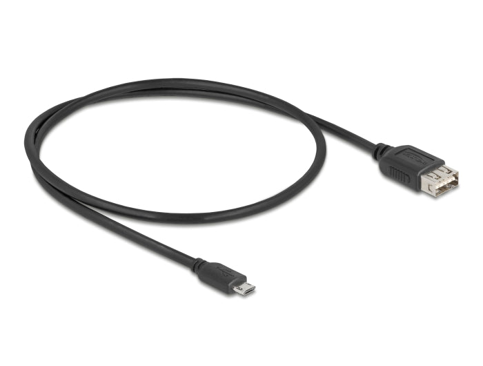 Delock 81517 Usb 2.0 Cable Easy Usb Type Micro-B Male To Easy Usb Type-A Female