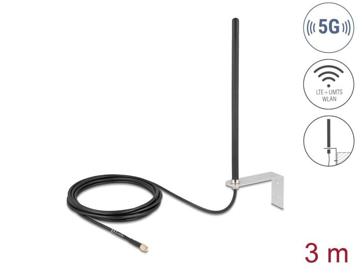 Delock 96089 5G Lte Antenna Sma Plug 3 - 5 Dbi Omnidirectional Fixed