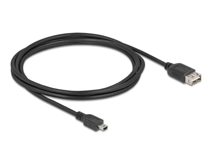 Delock 81525 Usb 2.0 Cable Usb Type Mini-B Male To Easy Usb Type-A Female