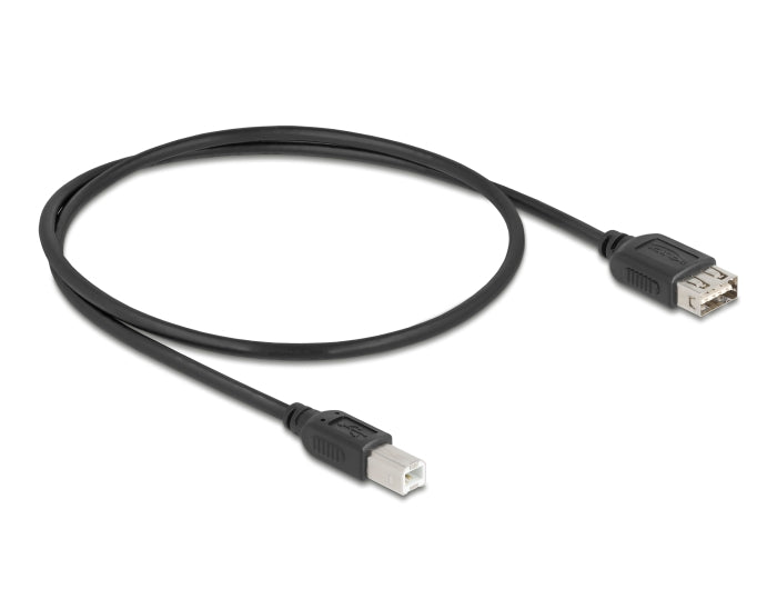 Delock 81529 Usb 2.0 Cable Usb Type-B Male To Easy Usb Type-A Female 0.5 M