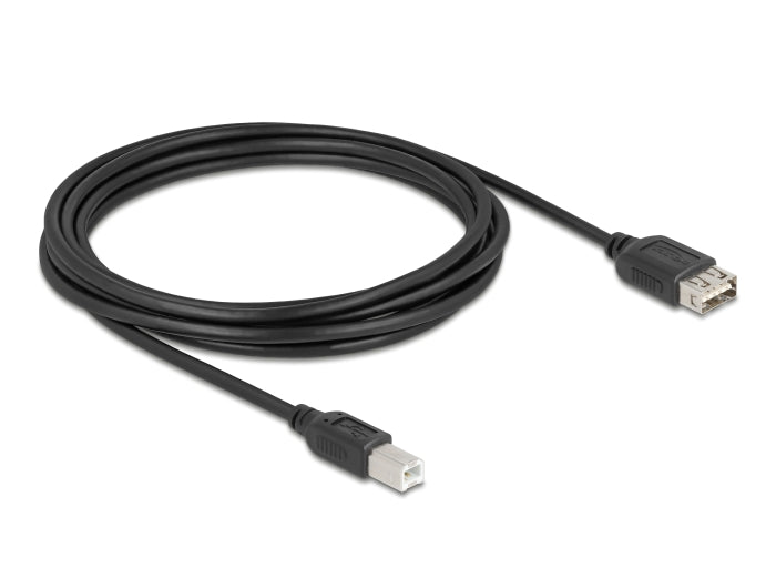 Delock 81532 Usb 2.0 Cable Usb Type-B Male To Easy Usb Type-A Female 3 M