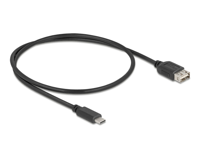 Delock 81535 Usb 2.0 Cable Usb Type-C™ Male To Easy Usb Type-A Female 0.5 M