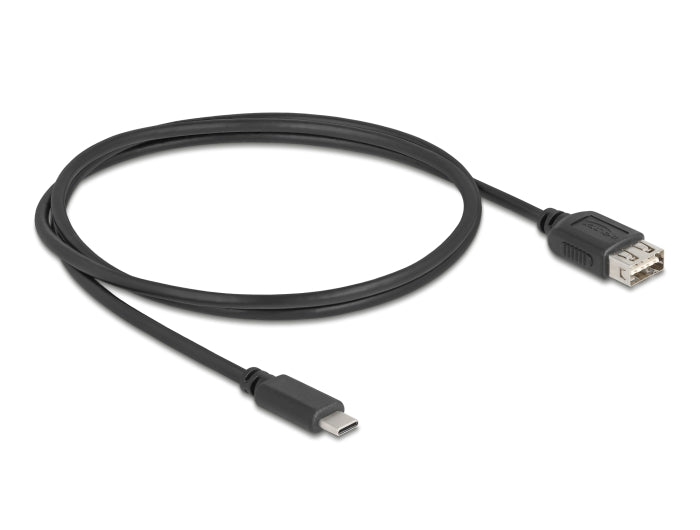 Delock 81536 Usb 2.0 Cable Usb Type-C™ Male To Easy Usb Type-A Female 1 M