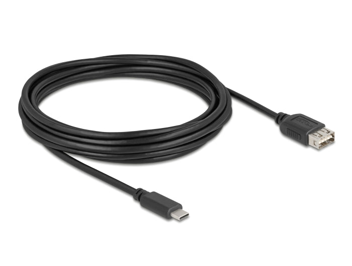 Delock 81539 Usb 2.0 Cable Usb Type-C™ Male To Easy Usb Type-A Female 5 M