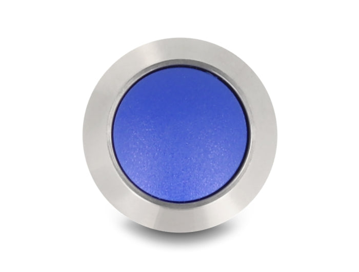Delock 22032 Push Button For Installation 12 Mm 2 X Screw Terminal Blue