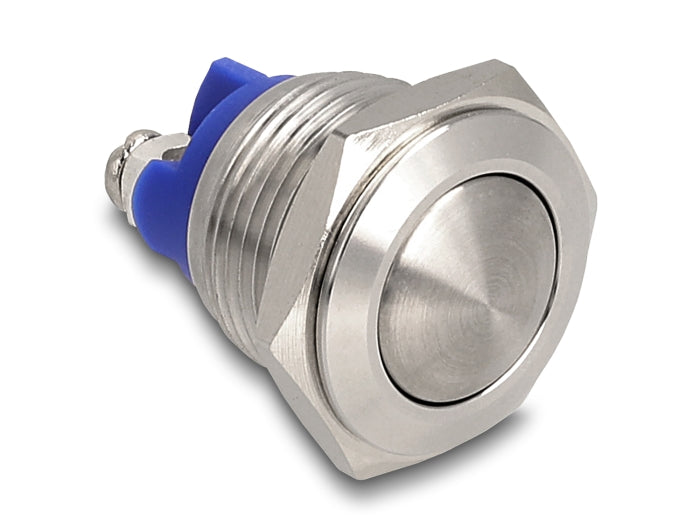 Delock 22037 Push Button For Installation 16 Mm 2 X Screw Terminal Actuator