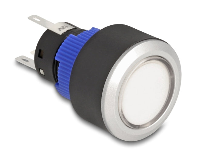 Delock 22046 Push Button Protruding For Installation 22 Mm 5 X Solder Connection