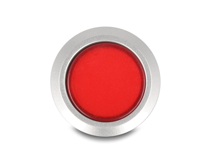 Delock 22047 Push Button Protruding For Installation 22 Mm 5 X Solder Connection