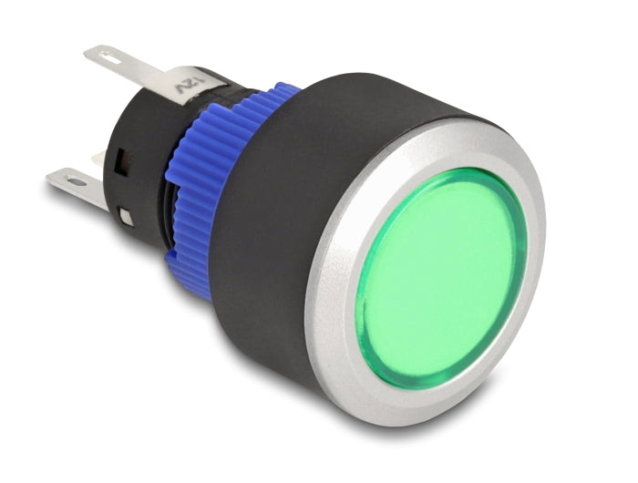 Delock 22048 Push Button Protruding For Installation 22 Mm 5 X Solder Connection