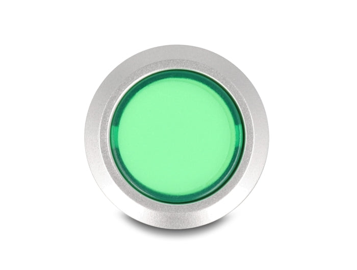 Delock 22048 Push Button Protruding For Installation 22 Mm 5 X Solder Connection