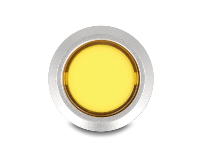 Delock 22050 Push Button Protruding For Installation 22 Mm 5 X Solder Connection