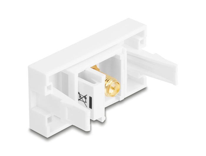 Delock 90903 Easy 45 Module Rp-Sma Female To Rp-Sma Female White
