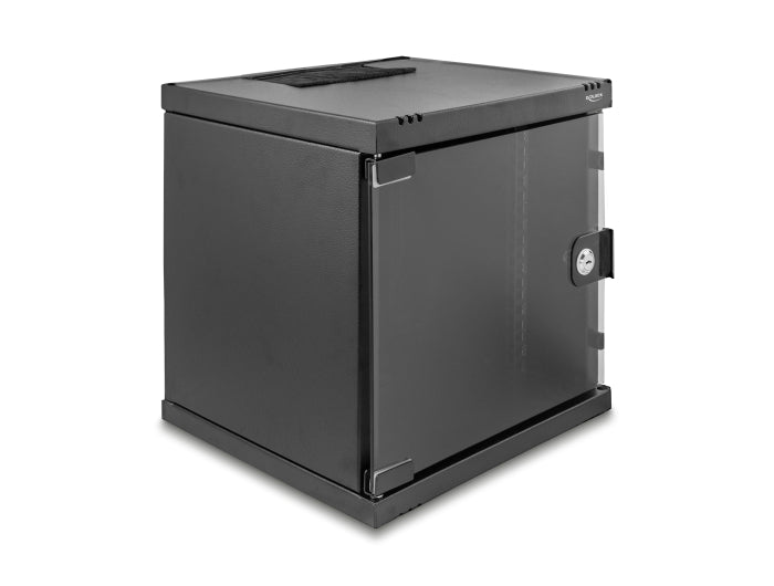 Delock 43422 10″ Network Cabinet 6U With Glass Door For Stand Or Wall Mounting