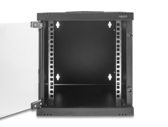 Delock 43422 10″ Network Cabinet 6U With Glass Door For Stand Or Wall Mounting