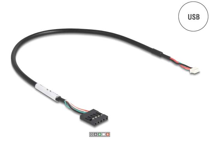 Delock 90582 Usb To Rs-232 Converter Ftdi Ft231Xs Usb 2.0 Pin Header Male