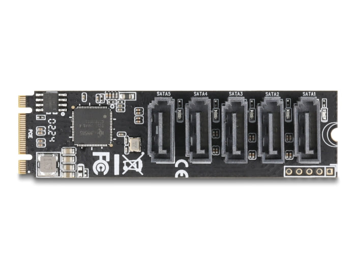 Delock 64241 M.2 2280 Key B+M Controller To 5 X Sata
