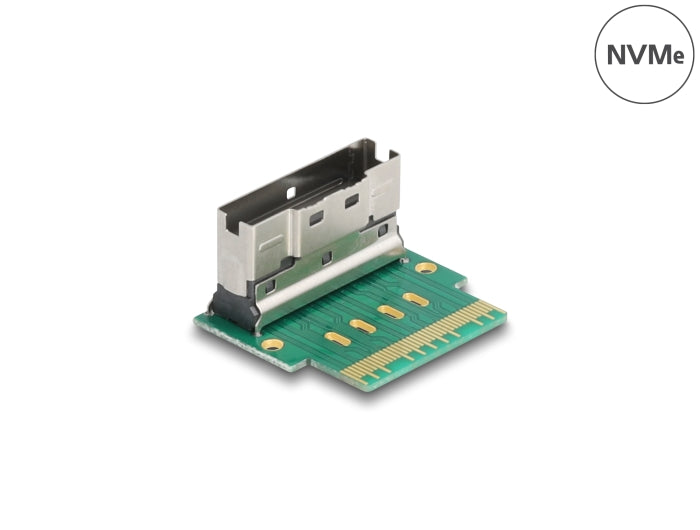 Delock 64179 Adapter Slim Sas Sff-8654 8I Male To Female 90° Angled