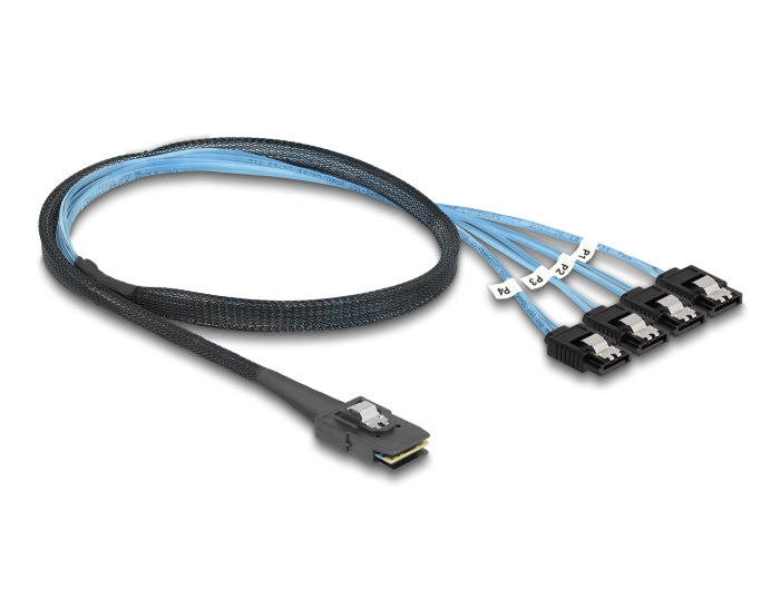 Delock 64260 M.2 2242 Key B+M Controller To 4 X Sata With 1 M Cable