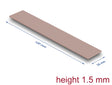 Delock 18482 Thermal Conductive Pad 120 X 20 X 1.5 Mm For M.2 Modules 3.0 W/Mk