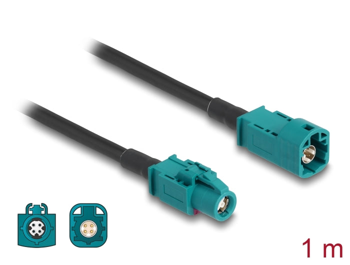 Delock 90679 Cable Hsd Z Male To Hsd Z Female 1 M