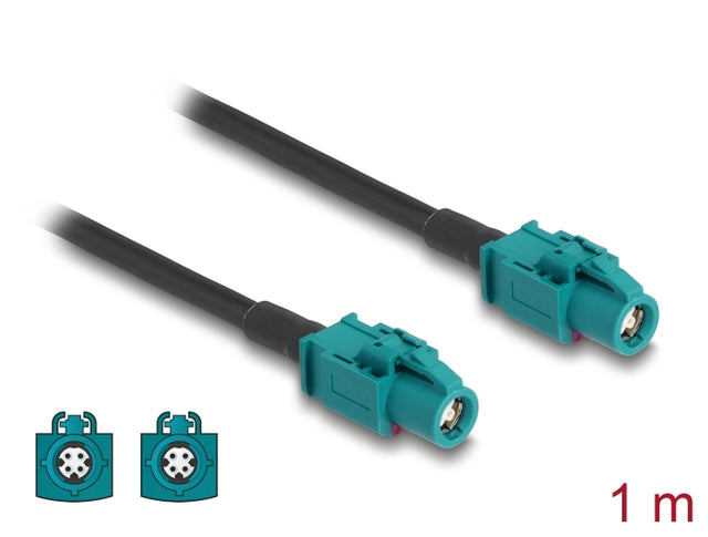 Delock 90680 Cable Hsd Z Female To Hsd Z Female 1 M