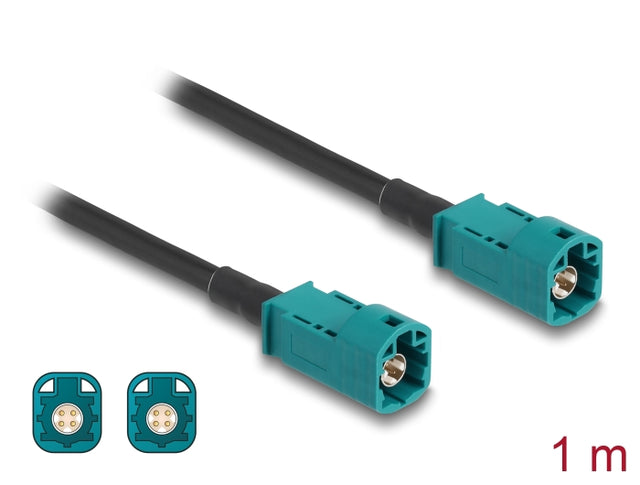 Delock 90678 Cable Hsd Z Male To Hsd Z Male 1 M