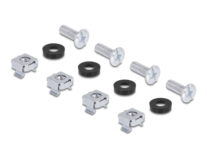 Delock 67281 Universal Rack Mounting Set 2 Pieces Black