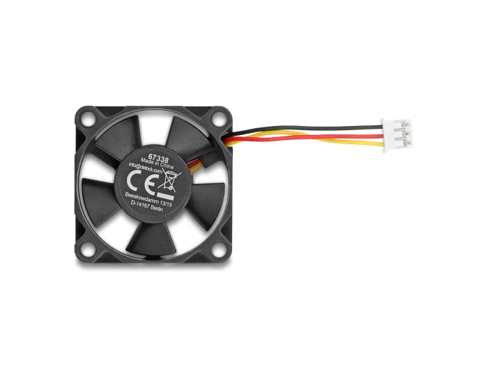 Delock 67338 Axial Fan 12 V Dc, 35 X 35 X 10 Mm Black
