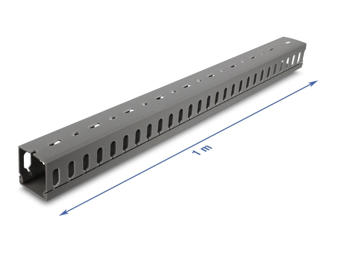 Delock 22029 Wiring Duct 40 X 40 Mm - Length 1 M Grey
