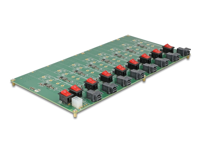 Delock 61073 M.2 Test Board For 8 X M.2 Nvme Key M Ssd With Sff-8643 Connector
