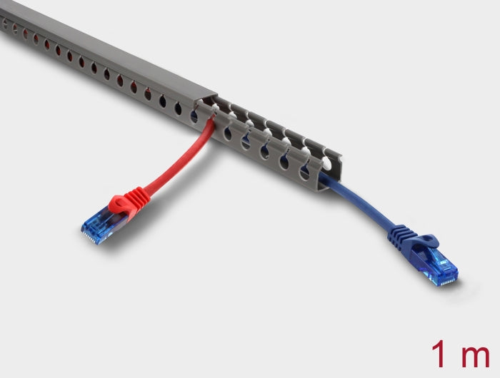 Delock 22026 Wiring Duct 20 X 20 Mm - Length 1 M Grey