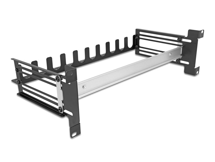 Delock 67282 19″ Circuit-Breaker With Cover, Cable Strain Relief