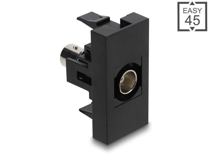 Delock 90960 Easy 45 Module Bnc Female To Bnc Female Black