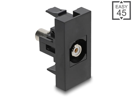 Delock 90958 Easy 45 Module Rca Female To Rca Female White / Black