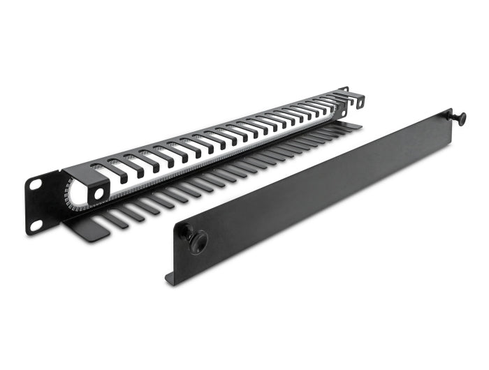 Delock 67277 19″ 1U Cable Management Routing Panel