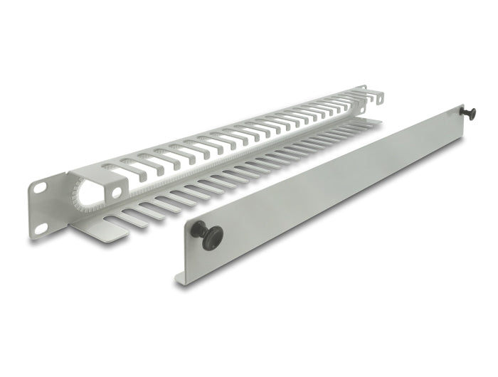 Delock 67278 19″ 1U Cable Management Routing Panel