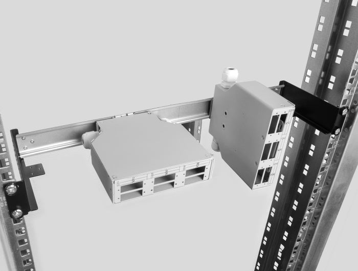Delock 67283 19″ Din Rail Panel For Horizontal Or Vertical Installation 1U Metal