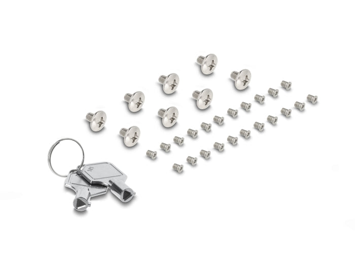 Delock 47142 5.25? Mobile Rack For 6 X 2.5? Sata Or Sas Hdd / Ssd With Lock