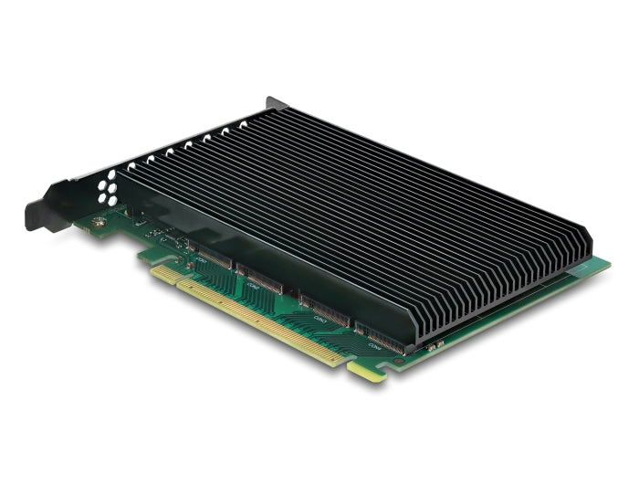Delock 90709 Pci Express 5.0 X16 Card To 4 X Internal Nvme M.2 Key M