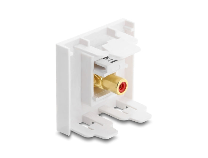 Delock 91818 Easy 45 Module Rca Female To Rca Female Gold Plated Red / White