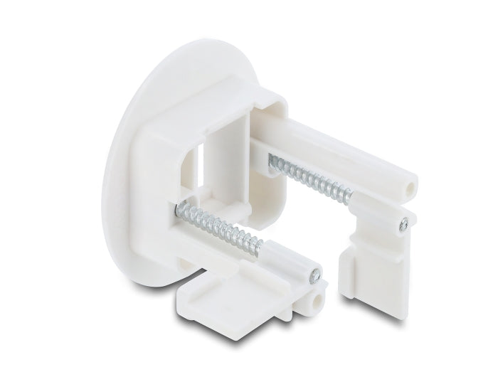 Delock 91381 Keystone Module Holder For Wall Mounting / Desktop Mounting White