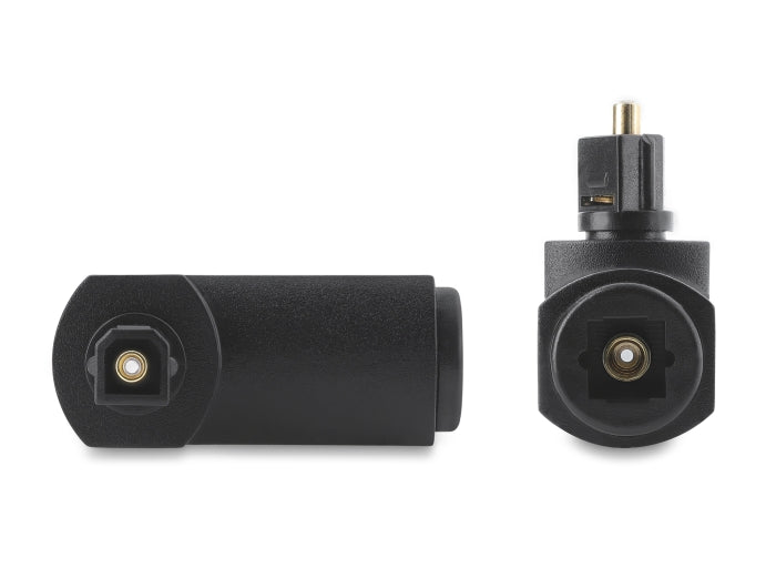 Delock 84597 Toslink Adapter Male To Female, 90° Angled And 360° Rotatable