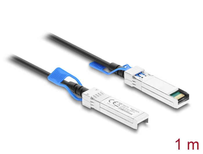Delock 84076 Twinax Cable Sfp28 Male To Sfp28 Male 25 Gbps 1 M